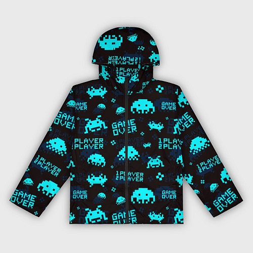 Женская ветровка Game over 1 player 2 player / 3D-Черный – фото 1