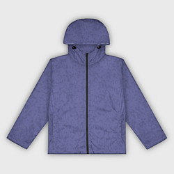 Ветровка с капюшоном женская Сиреневый однотонный пятнистый, цвет: 3D-черный