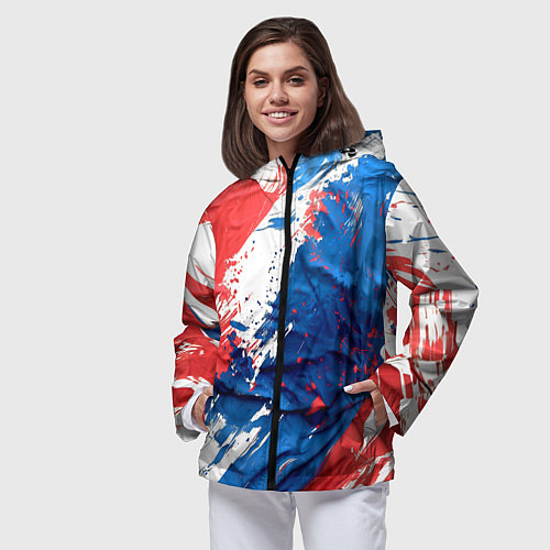 Женская ветровка Im from Russia / 3D-Черный – фото 3