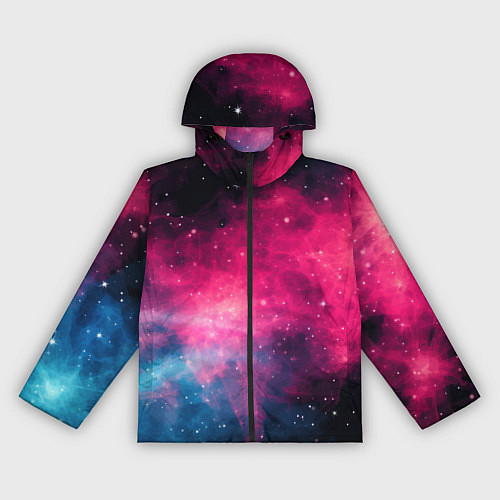 Женская ветровка Абстрактный космос фантастика / 3D-Черный – фото 1