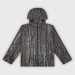 Ветровка с капюшоном женская Ствол дерева, цвет: 3D-черный