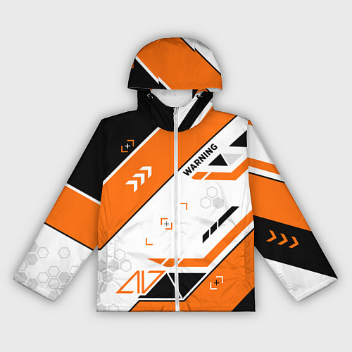 Женская ветровка Asiimov AWP skin / 3D-Белый – фото 1