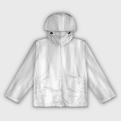 Ветровка с капюшоном женская Светлый серый абстрактные полосы, цвет: 3D-белый