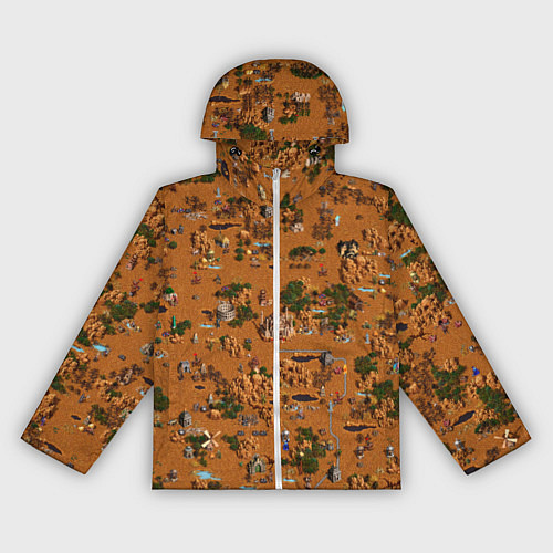 Женская ветровка Герои 3 Карта Фабрики / 3D-Белый – фото 1