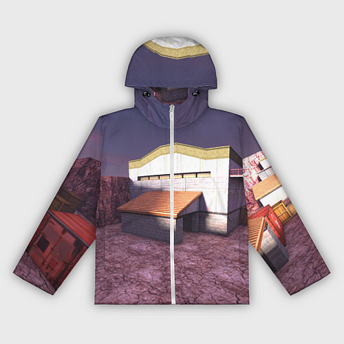 Женская ветровка Counter Strike 1 6 de nuke / 3D-Белый – фото 1