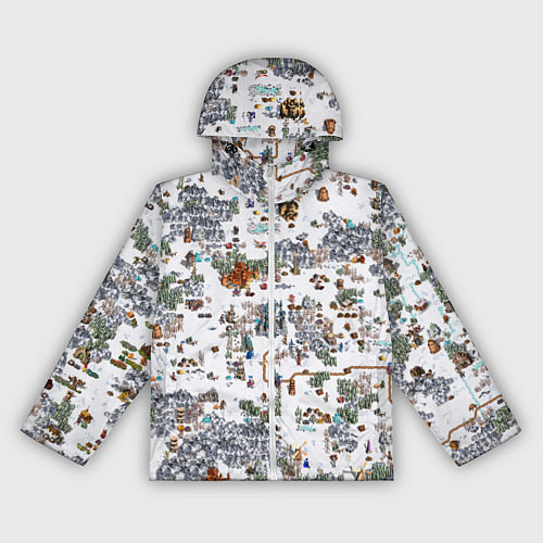 Женская ветровка Герои 3 Карта Башни / 3D-Белый – фото 1