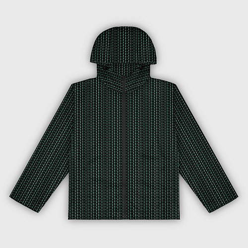 Женская ветровка Чёрный в мелкие полоски / 3D-Черный – фото 1