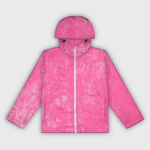 Женская ветровка Pink bleached splashes / 3D-Белый – фото 1
