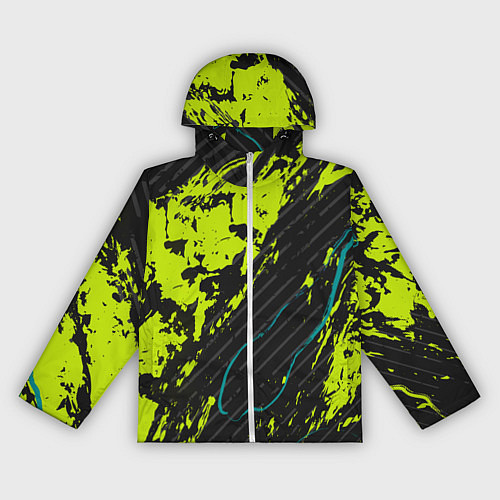 Женская ветровка Абстрактный узор с концепцией / 3D-Белый – фото 1