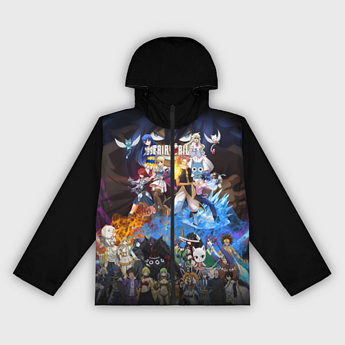 Женская ветровка Фейри Тейл / 3D-Черный – фото 1
