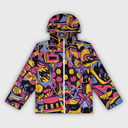 Ветровка с капюшоном женская О Париж, цвет: 3D-белый