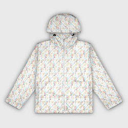 Ветровка с капюшоном женская Мужское и женское начало, цвет: 3D-белый