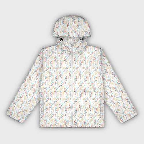 Женская ветровка Мужское и женское начало / 3D-Белый – фото 1