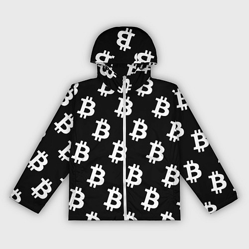 Женская ветровка Биткоин блокчейн / 3D-Белый – фото 1