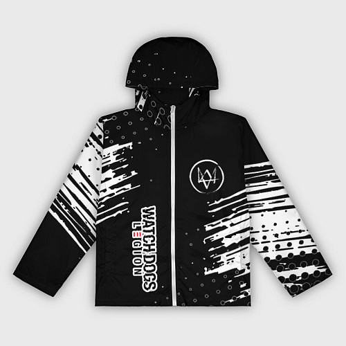 Женская ветровка Watch dogs краски / 3D-Белый – фото 1