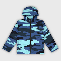 Ветровка с капюшоном женская Камуфляж спецназа, цвет: 3D-черный