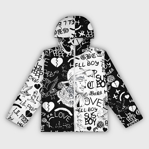 Женская ветровка Lii Peep pattern rap / 3D-Белый – фото 1