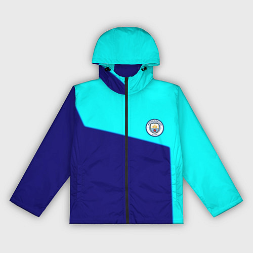 Женская ветровка Манчестер сити геометрия спорт / 3D-Черный – фото 1