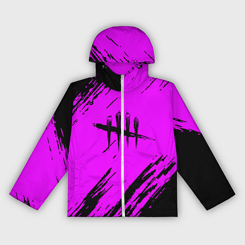 Женская ветровка Dead by daylight краски абстракция / 3D-Белый – фото 1