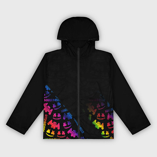 Женская ветровка Marshmello neon dj / 3D-Черный – фото 1