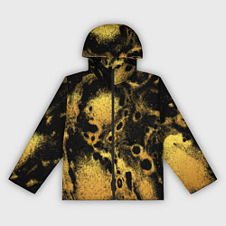 Ветровка с капюшоном женская Текстура песок, цвет: 3D-черный