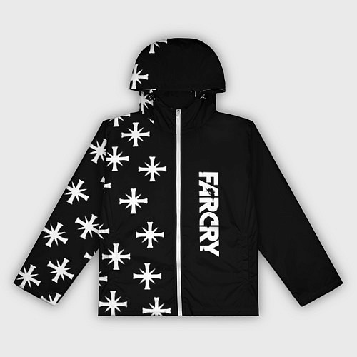 Женская ветровка Farcry текстура знаки / 3D-Белый – фото 1