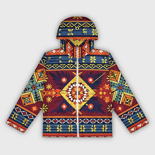 Женская ветровка Стиль советского ковра узоры и орнамент / 3D-Белый – фото 1