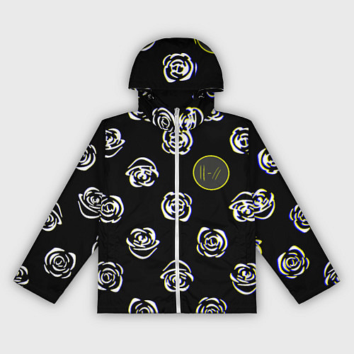 Женская ветровка Twenty one pilots rose / 3D-Белый – фото 1