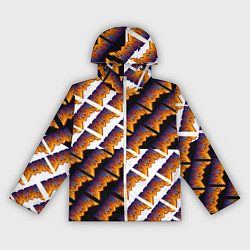 Ветровка с капюшоном женская Doom logo pattern, цвет: 3D-белый