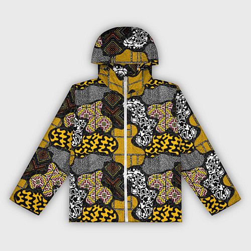 Женская ветровка Этнический паттерн / 3D-Белый – фото 1