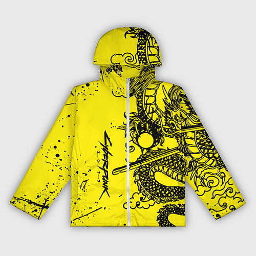 Женская ветровка Syberpunk dragon tatoo / 3D-Белый – фото 1