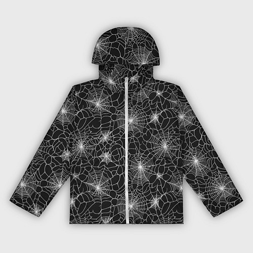 Женская ветровка Паутина - паттерн / 3D-Белый – фото 1