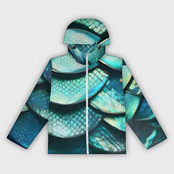 Женская ветровка Чешуя крупной рыбы