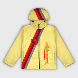 Ветровка с капюшоном женская Samurai geometry steel, цвет: 3D-черный