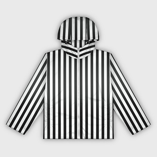 Женская ветровка Полоски - Битлджус / 3D-Белый – фото 1
