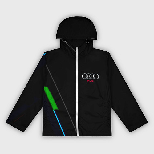 Женская ветровка AUDI geometry line / 3D-Белый – фото 1