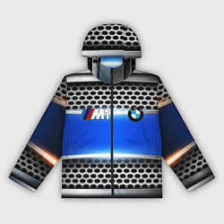 Ветровка с капюшоном женская BMW metal machine, цвет: 3D-черный