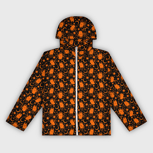 Женская ветровка Летучие мыши - хэллоуин / 3D-Белый – фото 1