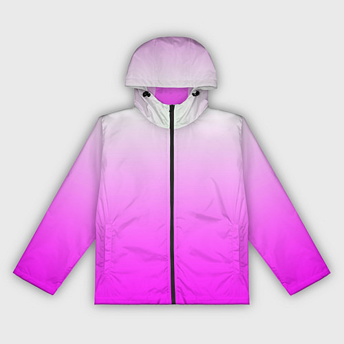 Женская ветровка Gradient color pink / 3D-Черный – фото 1