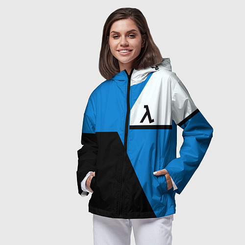 Женская ветровка Half life geometry steel valve / 3D-Черный – фото 3