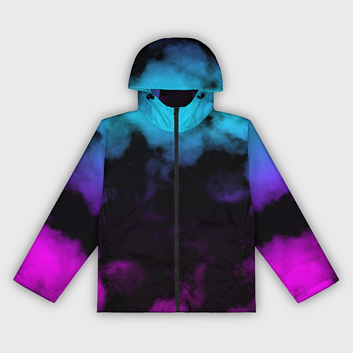 Женская ветровка Градиент - дым / 3D-Черный – фото 1