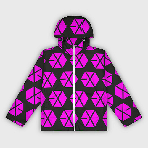 Женская ветровка Exo логотип / 3D-Белый – фото 1