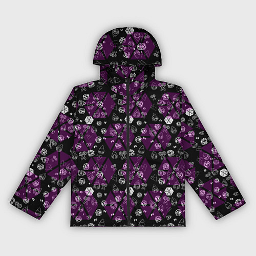 Женская ветровка Exo в фиолетовом / 3D-Черный – фото 1