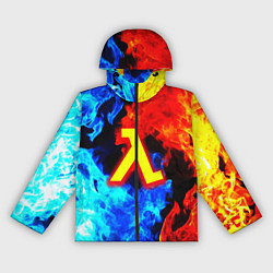 Ветровка с капюшоном женская Халф лайф огненный стиль, цвет: 3D-черный