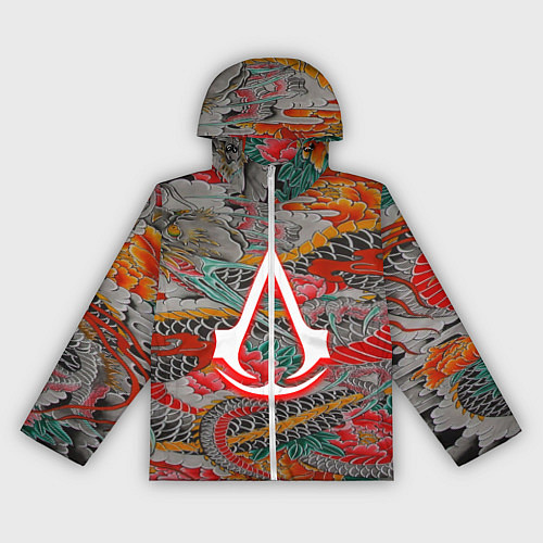 Женская ветровка Assassins Creed shadows japan / 3D-Белый – фото 1