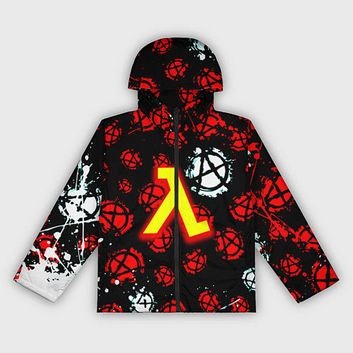 Женская ветровка Half life anarhy / 3D-Черный – фото 1