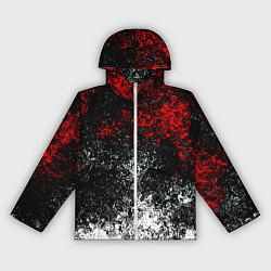 Ветровка с капюшоном женская Краски брызги, цвет: 3D-белый