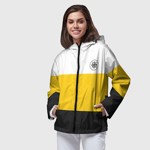 Женская ветровка Когда была свободна Русь - НИКА / 3D-Черный – фото 3