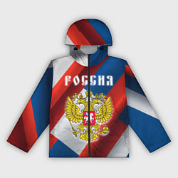 Женская ветровка Цвета флага России, паттерн