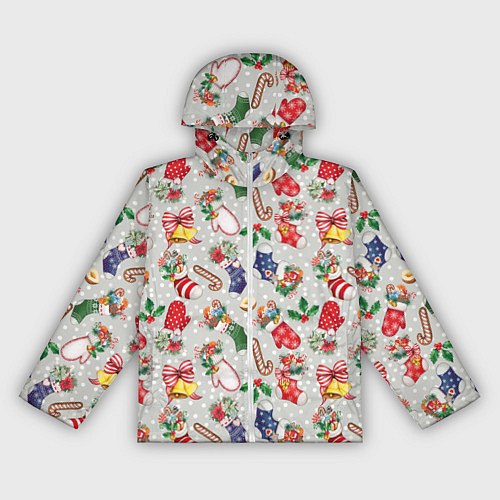 Женская ветровка Christmas Pattern / 3D-Белый – фото 1